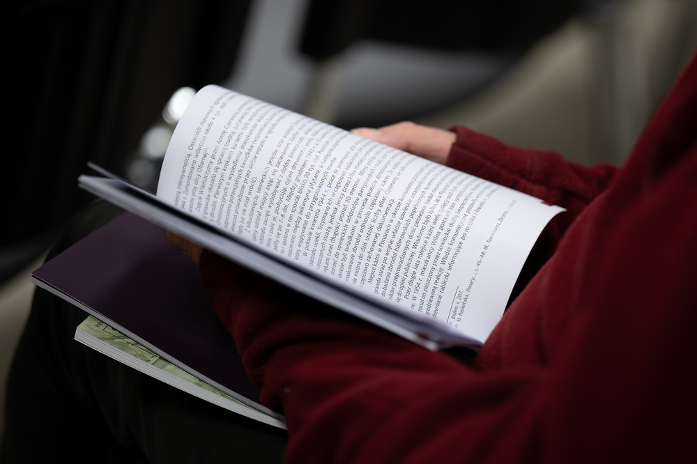 Wykład Przemysława Namsołka „Wileńska Golgota. Zbrodnia w Ponarach 1941–1944”. Fot.: IPN Krzysztof Łojko