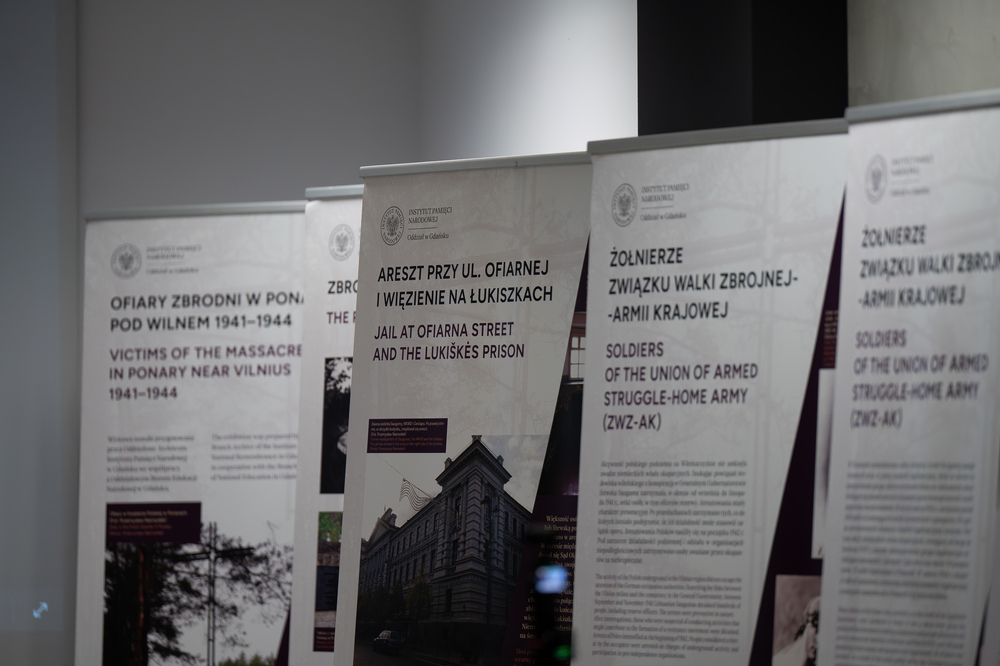 Wykład Przemysława Namsołka „Wileńska Golgota. Zbrodnia w Ponarach 1941–1944”. Fot.: IPN Krzysztof Łojko