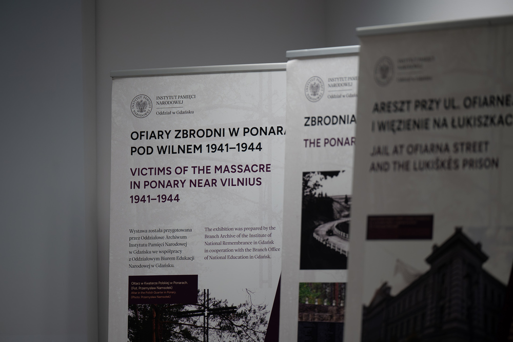 Wykład Przemysława Namsołka „Wileńska Golgota. Zbrodnia w Ponarach 1941–1944”. Fot.: IPN Krzysztof Łojko