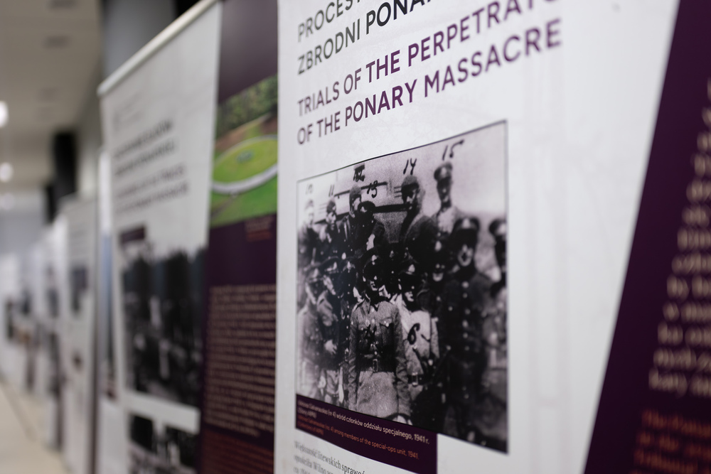 Wykład Przemysława Namsołka „Wileńska Golgota. Zbrodnia w Ponarach 1941–1944”. Fot.: IPN Krzysztof Łojko