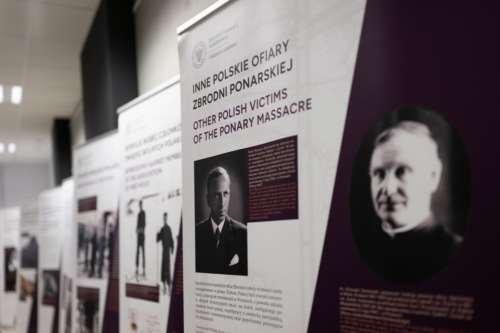 Wykład Przemysława Namsołka „Wileńska Golgota. Zbrodnia w Ponarach 1941–1944”. Fot.: IPN Krzysztof Łojko