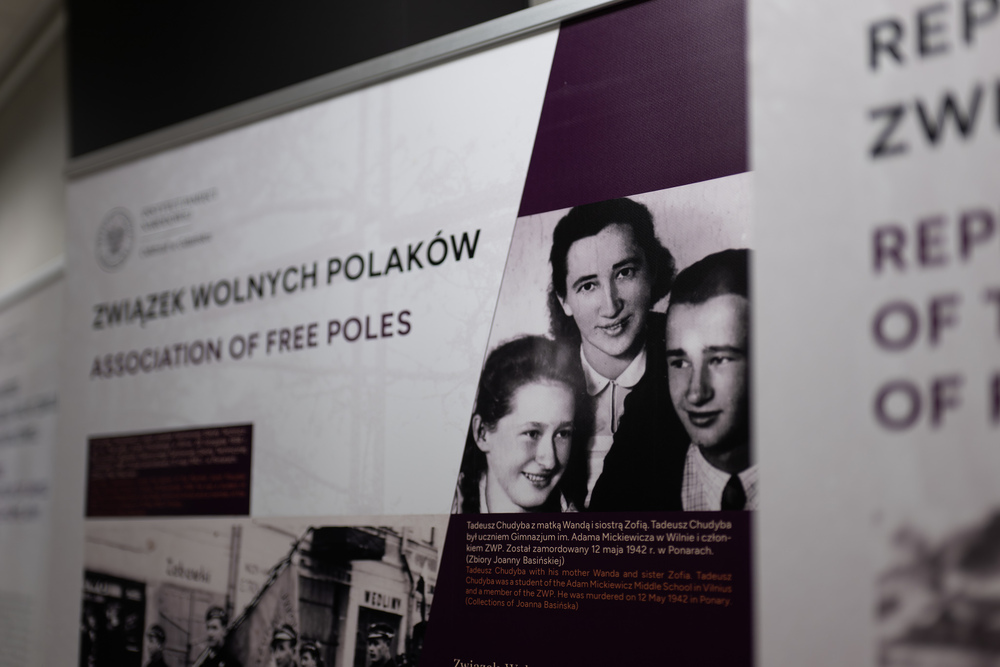 Wykład Przemysława Namsołka „Wileńska Golgota. Zbrodnia w Ponarach 1941–1944”. Fot.: IPN Krzysztof Łojko