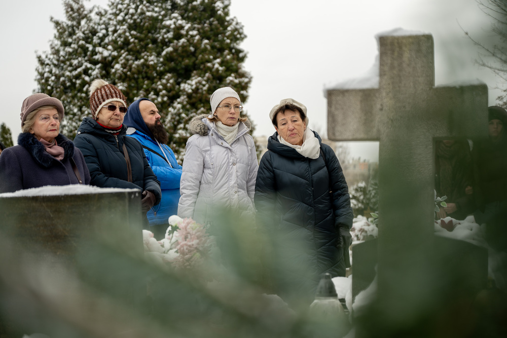 Uroczystość oznaczenia grobu obrońcy Lwowa śp. Ludwika Giebułtowicza plakietą „Grób Weterana Walk o Wolność i Niepodległość Polski”. Fot.: IPN Krzysztof Łojko