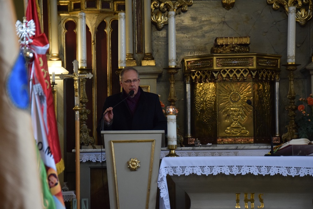 Upamiętnienie sierż. Józefa Kaisera oraz ppłk. Władysława Steblika w Żywcu. Fot. Danuta Mikoda/IPN