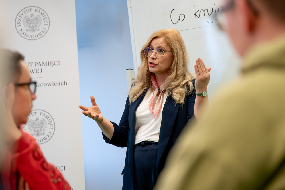 Zajęcia edukacyjne „Co kryją archiwa IPN?” – Katowice, 3 grudnia 2025. Fot. IPN Krzysztof Łojko