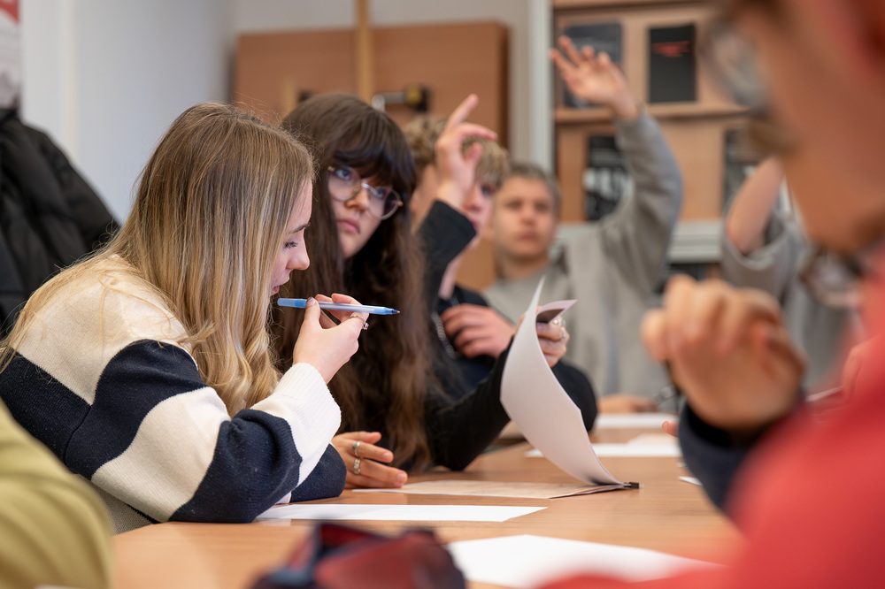 Zajęcia edukacyjne „Co kryją archiwa IPN?” – Katowice, 3 grudnia 2025. Fot. IPN Krzysztof Łojko