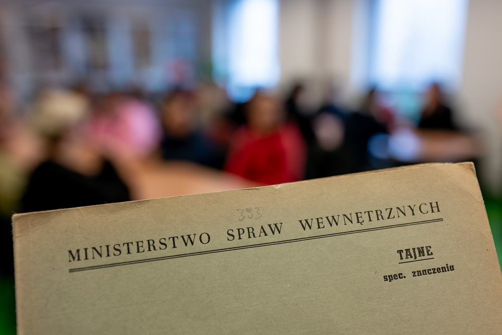 Zajęcia edukacyjne „Co kryją archiwa IPN?” – Katowice, 3 grudnia 2025. Fot. IPN Krzysztof Łojko