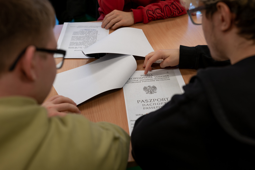 Zajęcia edukacyjne „Co kryją archiwa IPN?” – Katowice, 3 grudnia 2025. Fot. IPN Krzysztof Łojko