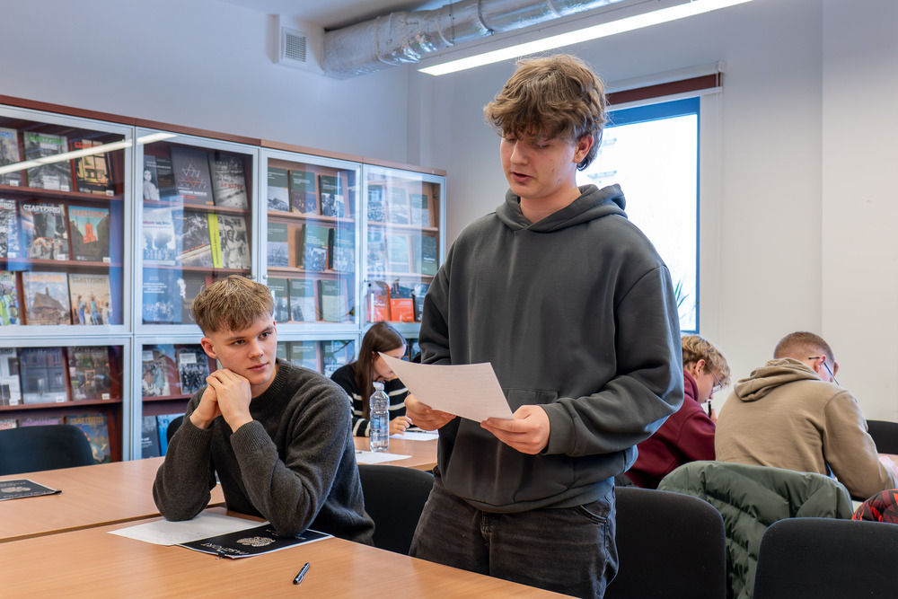 Zajęcia edukacyjne „Co kryją archiwa IPN?” – Katowice, 3 grudnia 2025. Fot. IPN Krzysztof Łojko