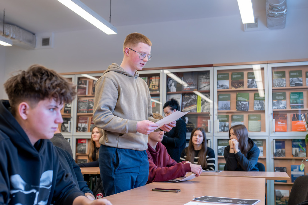 Zajęcia edukacyjne „Co kryją archiwa IPN?” – Katowice, 3 grudnia 2025. Fot. IPN Krzysztof Łojko