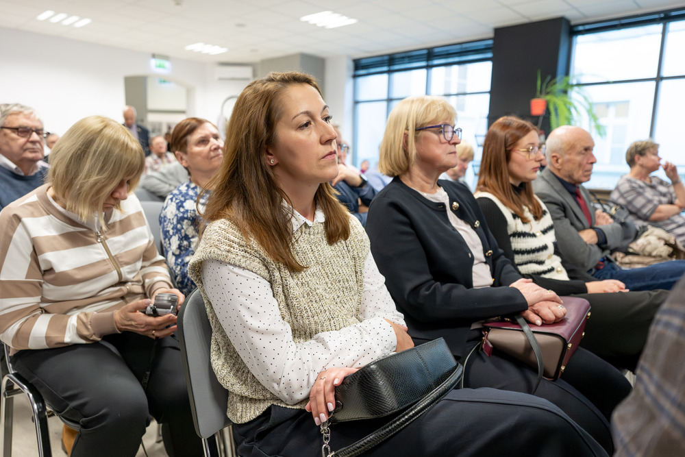 Cykl spotkań 45 lat „Solidarności" Śląsko-Dąbrowskiej – ludzie i struktury. Fot.: IPN Krzysztof Łojko