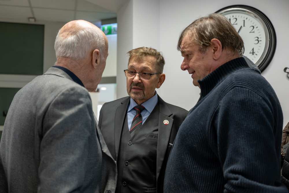 Cykl spotkań 45 lat „Solidarności" Śląsko-Dąbrowskiej – ludzie i struktury. Fot.: IPN Krzysztof Łojko