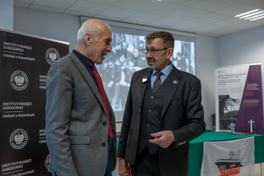 Cykl spotkań 45 lat „Solidarności" Śląsko-Dąbrowskiej – ludzie i struktury. Fot.: IPN Krzysztof Łojko