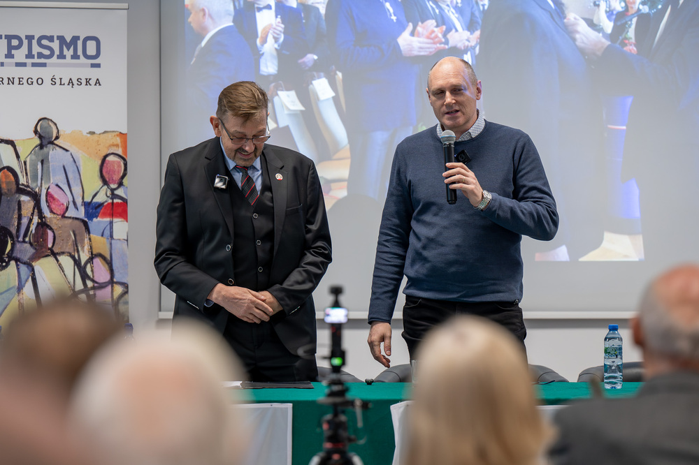 Cykl spotkań 45 lat „Solidarności" Śląsko-Dąbrowskiej – ludzie i struktury. Fot.: IPN Krzysztof Łojko