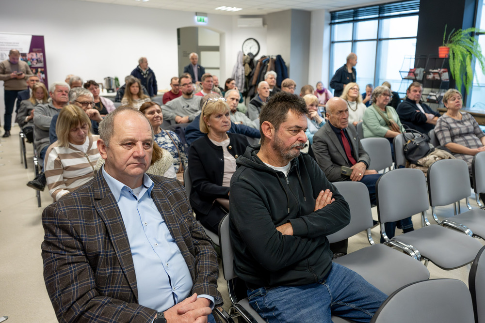 Cykl spotkań 45 lat „Solidarności" Śląsko-Dąbrowskiej – ludzie i struktury. Fot.: IPN Krzysztof Łojko
