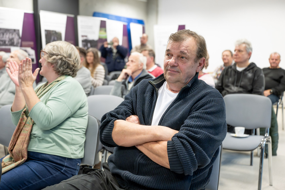Cykl spotkań 45 lat „Solidarności" Śląsko-Dąbrowskiej – ludzie i struktury. Fot.: IPN Krzysztof Łojko