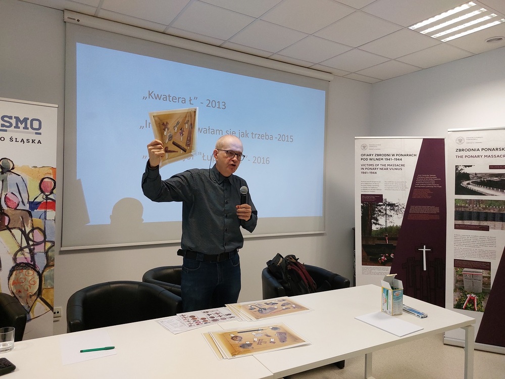 Warsztaty w ramach projektu IPN „Łączka i inne miejsca poszukiwań“. Fot. Angelika Blinda/IPN