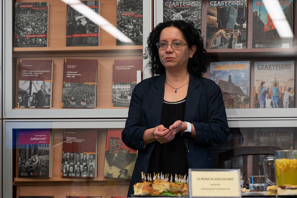 Dzień Darczyńcy w Oddziałowym Archiwum IPN w Katowicach, 5 grudnia 2025. Fot.: IPN Krzysztof Łojko