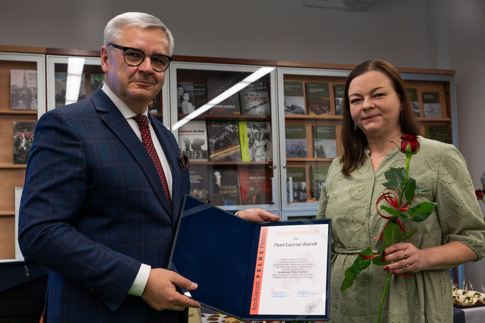 Dzień Darczyńcy w Oddziałowym Archiwum IPN w Katowicach, 5 grudnia 2025. Fot.: IPN Krzysztof Łojko