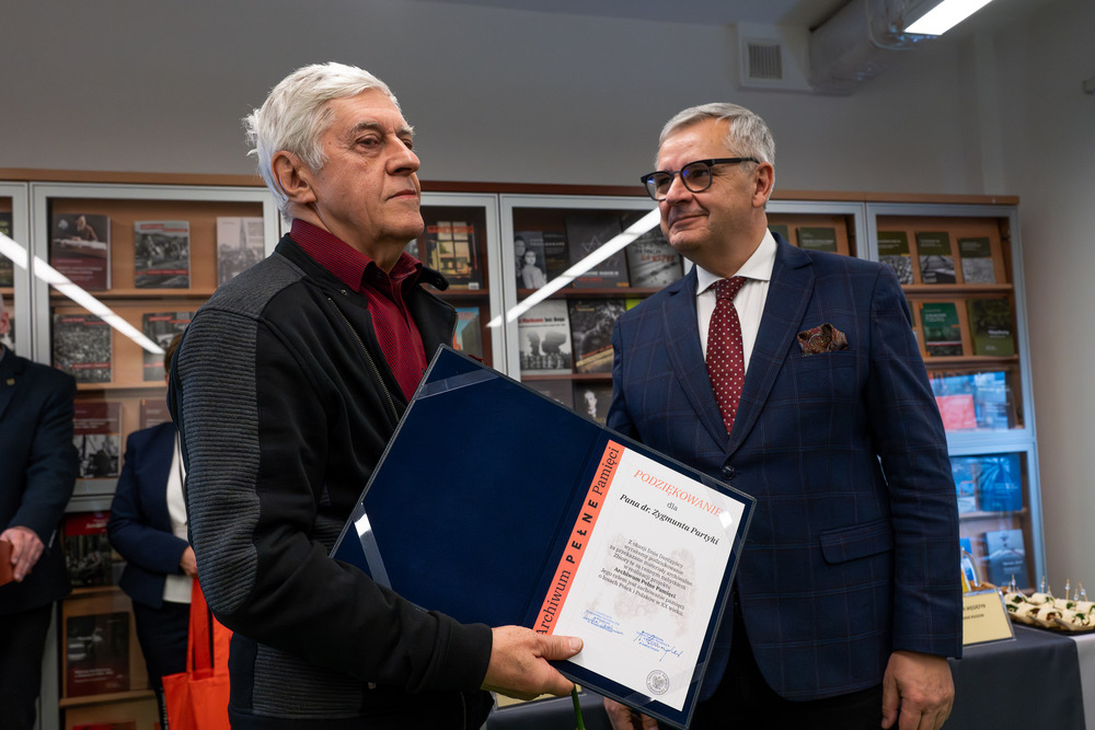 Dzień Darczyńcy w Oddziałowym Archiwum IPN w Katowicach, 5 grudnia 2025. Fot.: IPN Krzysztof Łojko