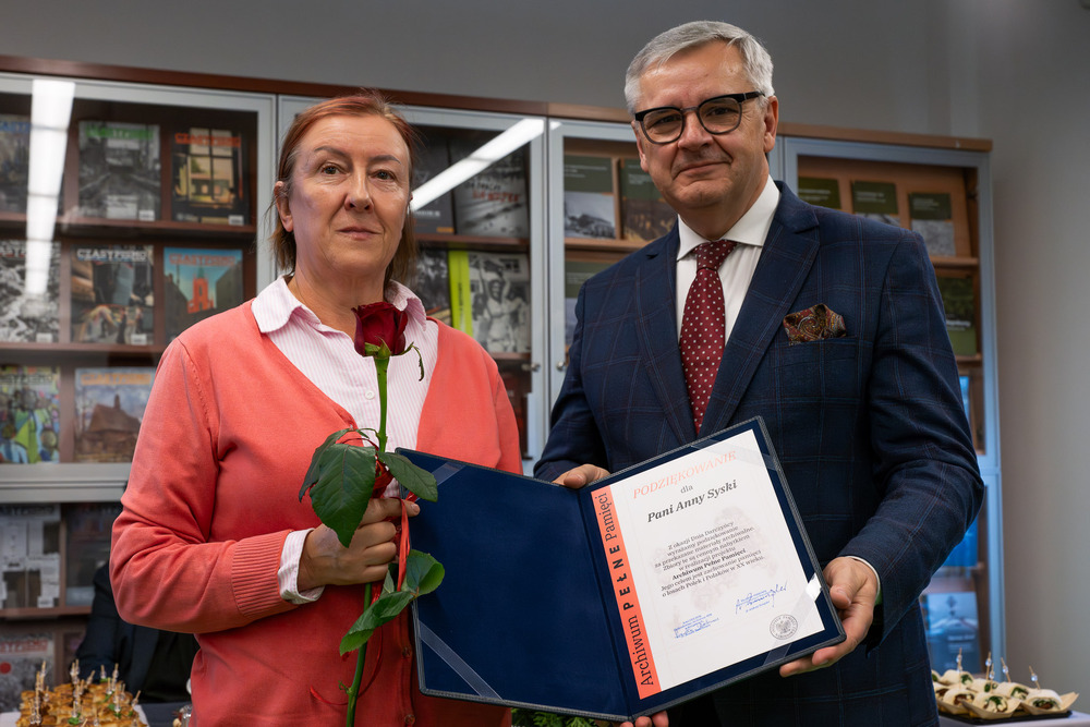 Dzień Darczyńcy w Oddziałowym Archiwum IPN w Katowicach, 5 grudnia 2025. Fot.: IPN Krzysztof Łojko