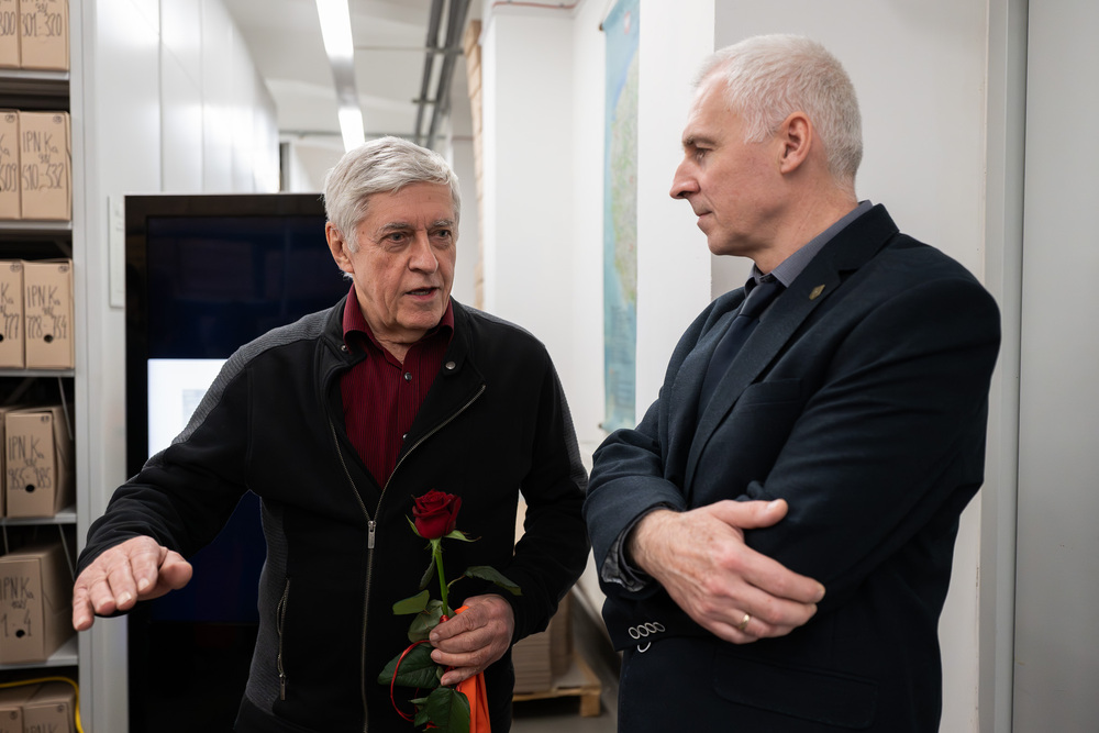 Dzień Darczyńcy w Oddziałowym Archiwum IPN w Katowicach, 5 grudnia 2025. Fot.: IPN Krzysztof Łojko