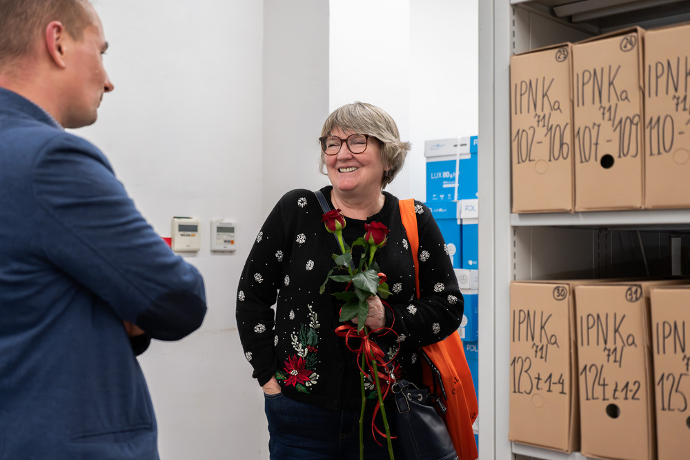 Dzień Darczyńcy w Oddziałowym Archiwum IPN w Katowicach, 5 grudnia 2025. Fot.: IPN Krzysztof Łojko