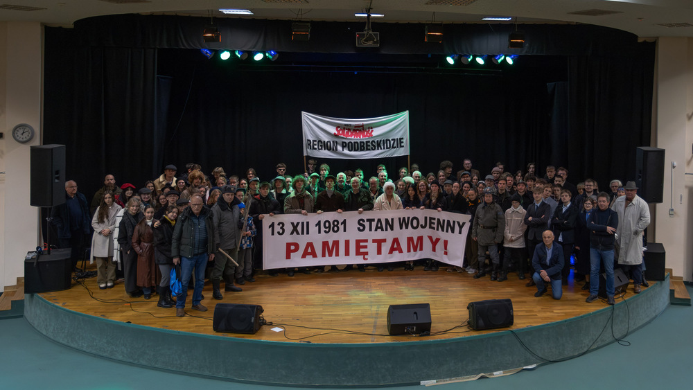 8. edycja Gry Miejskiej „Tropami Solidarności” – Bielsko-Biała, 13 grudnia 2025. Fot.: IPN Krzysztof Łojko