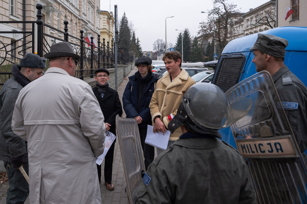 8. edycja Gry Miejskiej „Tropami Solidarności” – Bielsko-Biała, 13 grudnia 2025. Fot.: IPN Krzysztof Łojko