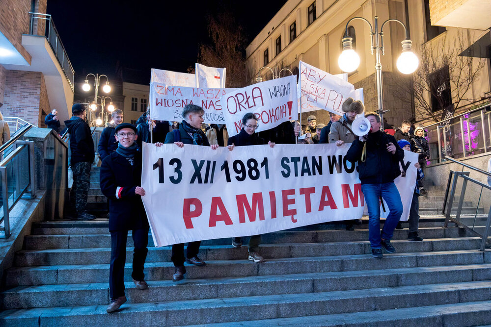 8. edycja Gry Miejskiej „Tropami Solidarności” – Bielsko-Biała, 13 grudnia 2025. Fot.: IPN Krzysztof Łojko