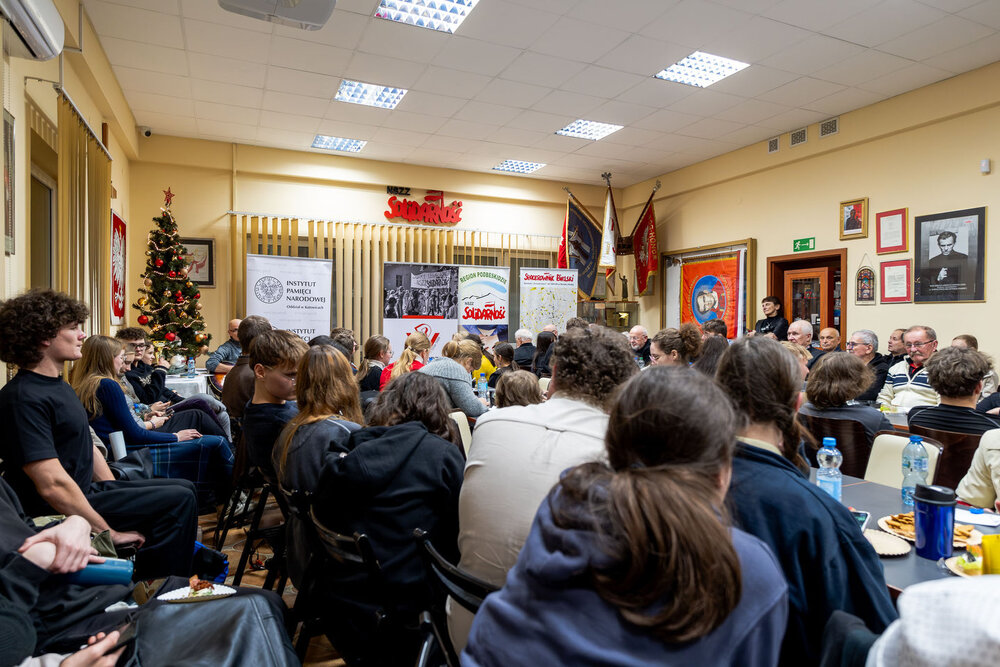 8. edycja Gry Miejskiej „Tropami Solidarności” – Bielsko-Biała, 13 grudnia 2025. Fot.: IPN Krzysztof Łojko