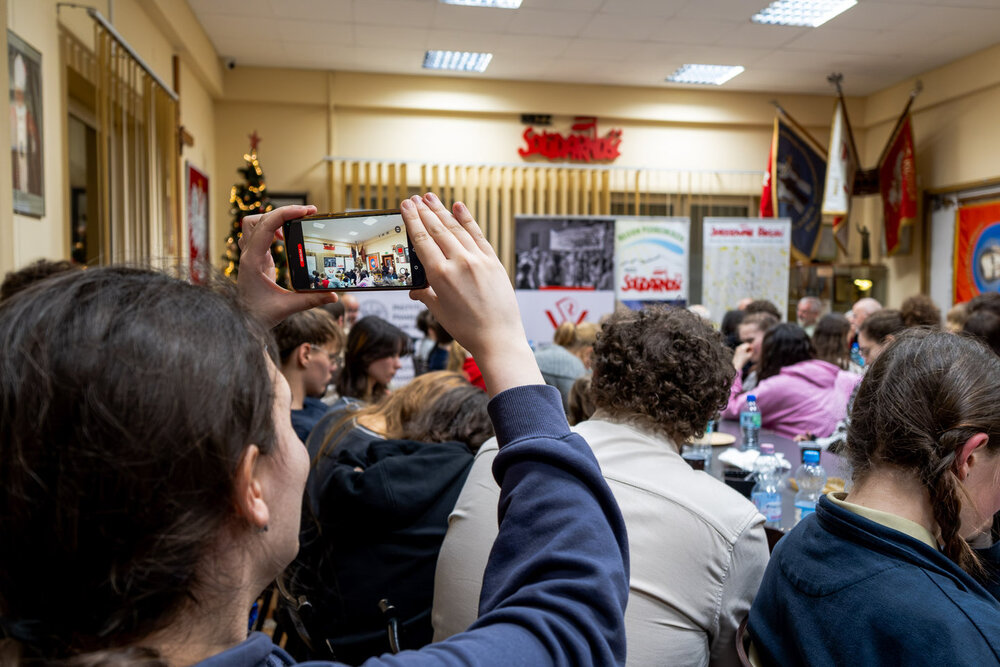 8. edycja Gry Miejskiej „Tropami Solidarności” – Bielsko-Biała, 13 grudnia 2025. Fot.: IPN Krzysztof Łojko