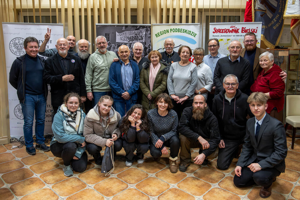 8. edycja Gry Miejskiej „Tropami Solidarności” – Bielsko-Biała, 13 grudnia 2025. Fot.: IPN Krzysztof Łojko