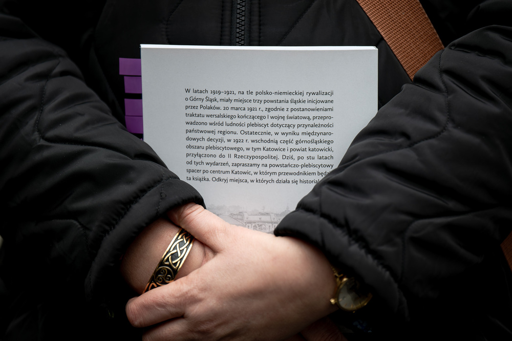 Spacer historyczny po centrum Katowic śladami powstań śląskich i plebiscytu.: Fot.: IPN Krzysztof Łojko