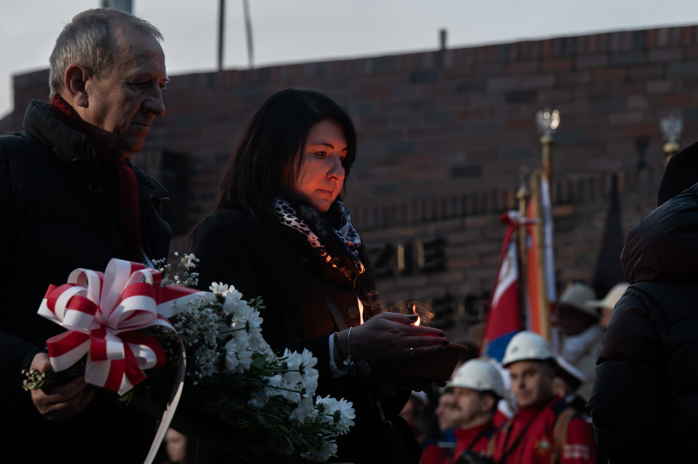 44. rocznica pacyfikacji kopalni „Wujek” – Katowice, 16 grudnia 2025. Fot: IPN Krzysztof Łojko