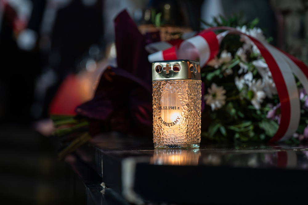 44. rocznica pacyfikacji kopalni „Wujek” – Katowice, 16 grudnia 2025. Fot: IPN Krzysztof Łojko