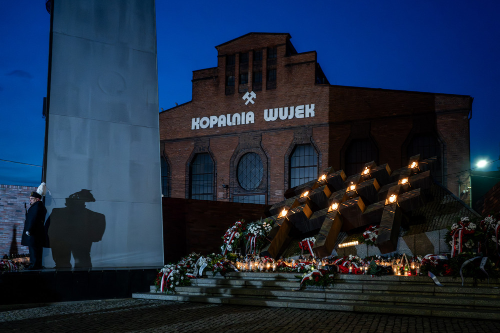 44. rocznica pacyfikacji kopalni „Wujek” – Katowice, 16 grudnia 2025. Fot: IPN Krzysztof Łojko