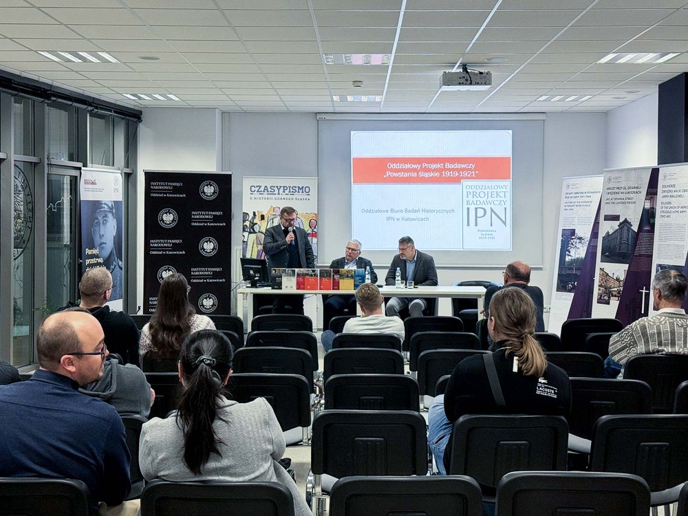 Dyskusja „Między powstaniami a plebiscytem“ połączona z promocją publikacji „Rok 1921 na Górnym Śląsku”. Fot.: Aleksandra Korol-Chudy (IPN)