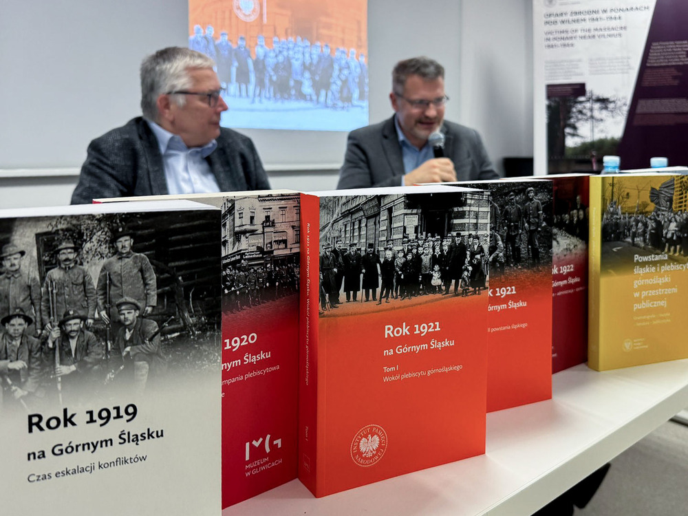 Dyskusja „Między powstaniami a plebiscytem“ połączona z promocją publikacji „Rok 1921 na Górnym Śląsku”. Fot.: Aleksandra Korol-Chudy (IPN)