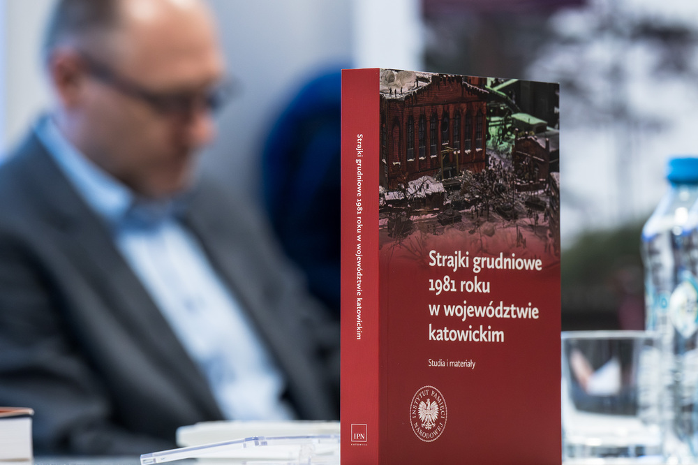 Promocja publikacji „Strajki grudniowe 1981 roku w województwie katowickim. Studia i materiały” – Katowice, 18 grudnia 2025. Fot.: IPN Krzysztof Łojko