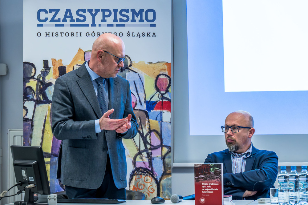 Promocja publikacji „Strajki grudniowe 1981 roku w województwie katowickim. Studia i materiały” – Katowice, 18 grudnia 2025. Fot.: IPN Krzysztof Łojko