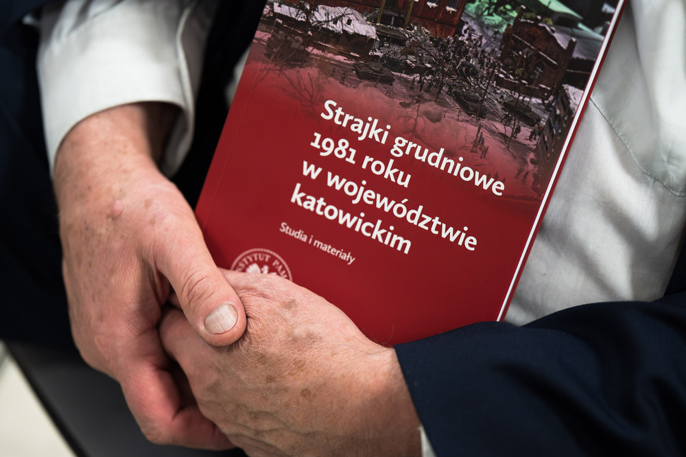 Promocja publikacji „Strajki grudniowe 1981 roku w województwie katowickim. Studia i materiały” – Katowice, 18 grudnia 2025. Fot.: IPN Krzysztof Łojko