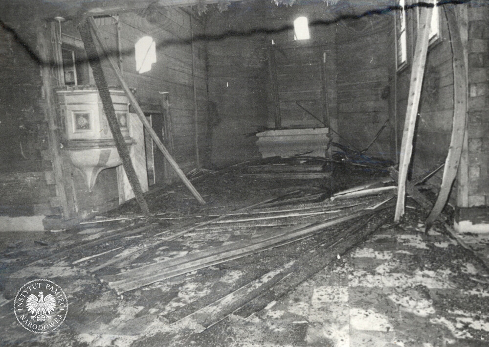 Zniszczenia w bieruńskim kościele pw. św. Walentego, marzec 1972 r. (IPN Ka 3/47, t. 1)