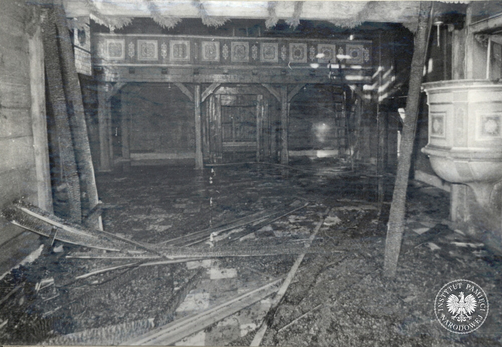 Zniszczenia w bieruńskim kościele pw. św. Walentego, marzec 1972 r. (IPN Ka 3/47, t. 1)