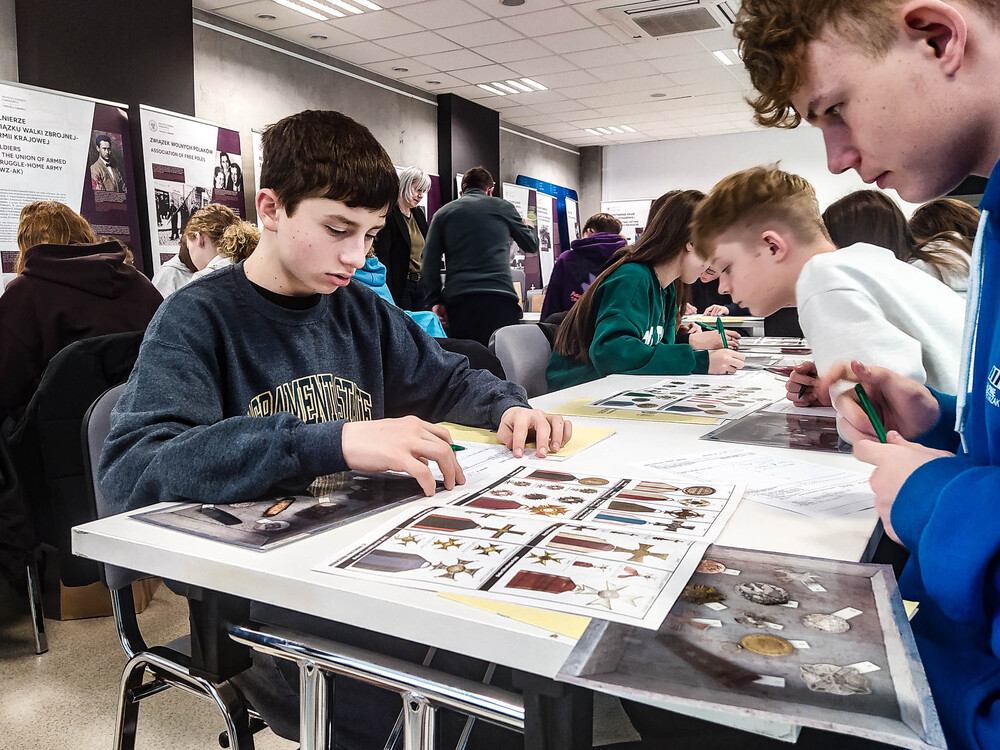 „Silni Polską!” – zakończenie I etapu warsztatów edukacyjnych. Fot.: IPN