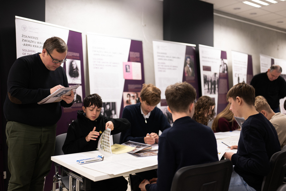 „Silni Polską!” – zakończenie I etapu warsztatów edukacyjnych. Fot.: IPN