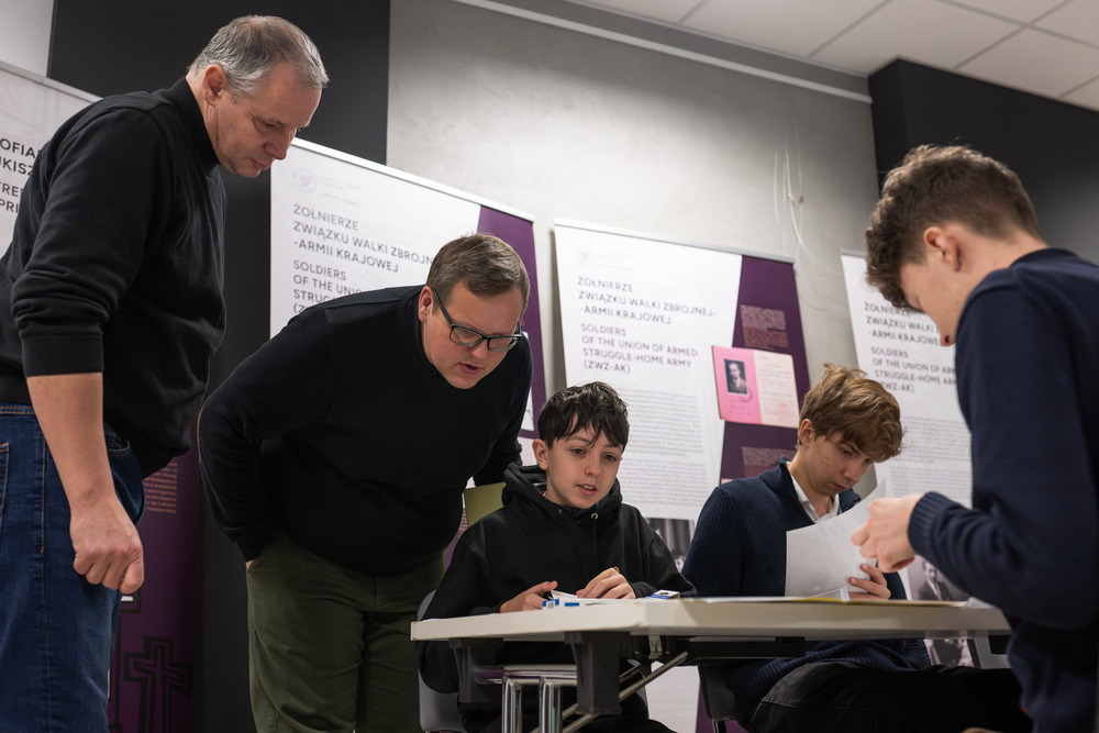 „Silni Polską!” – zakończenie I etapu warsztatów edukacyjnych. Fot.: IPN