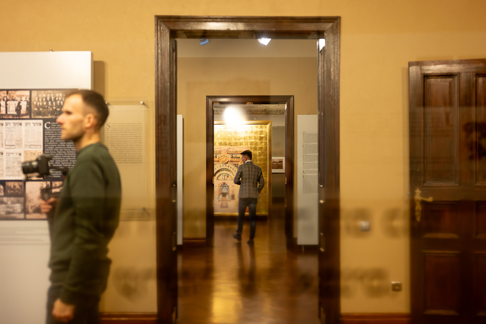 Zdjęcia zakulisowe filmu Niemcy zamknęli tu 50 tysięcy ludzi... Fot.: IPN Krzysztof Łojko