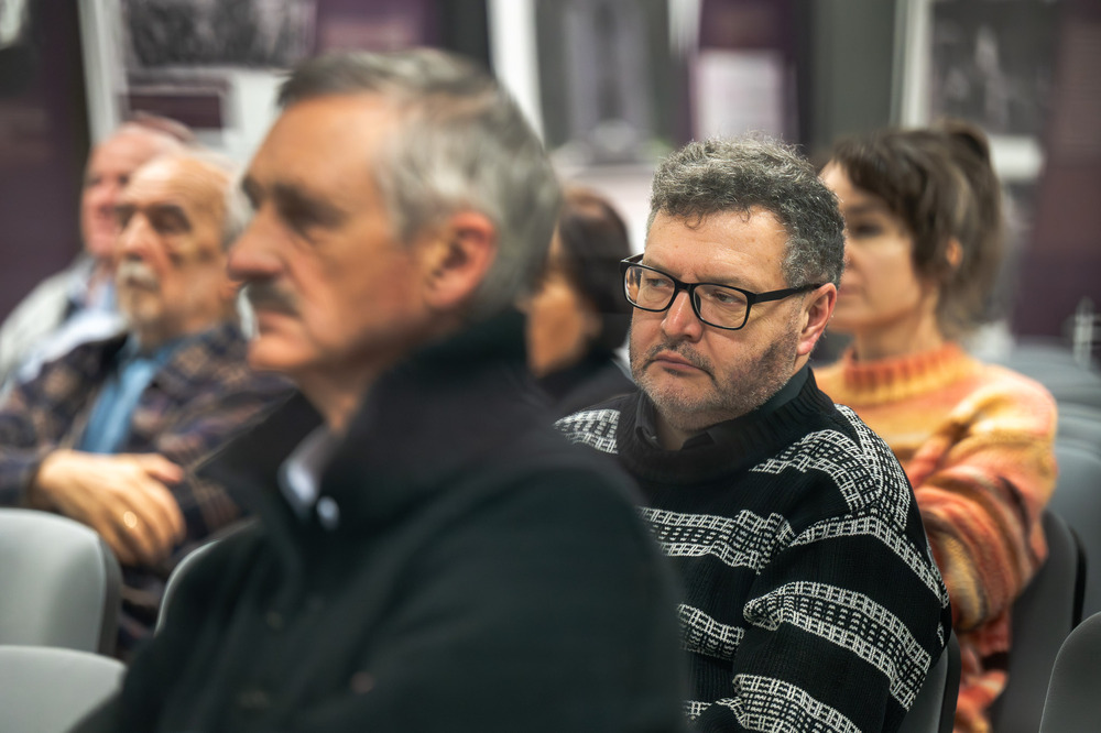 Wykład Ryszarda Mozgola „Między Wołyniem a Lozanną. Emanuel Małyński – kresowy ziemianin, sportowiec, publicysta”. Fot.: IPN Krzysztof Łojko