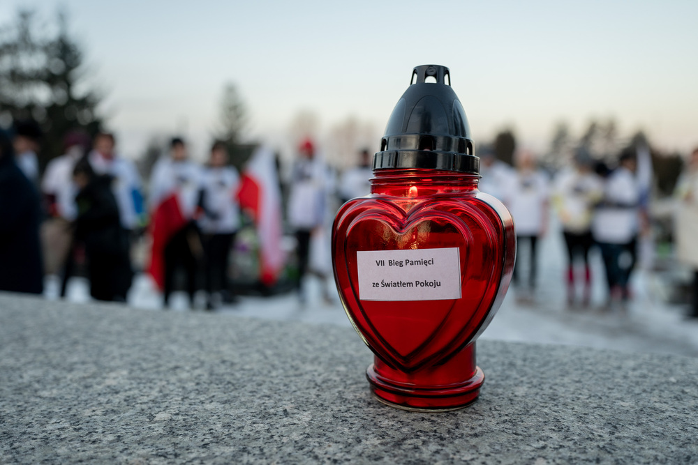 VII Bieg Pamięci ze Światłem Pokoju. 18 stycznia 2026. Fot.: IPN Krzysztof Łojko